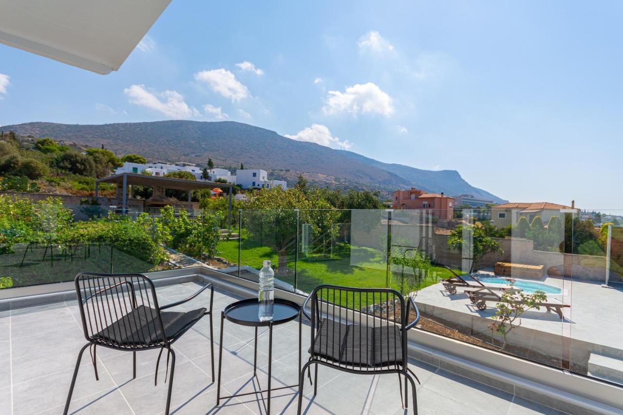 Queen'S Gem Luxury Villa - Heated Jacuzzi & Pool Hersonissos  Ngoại thất bức ảnh