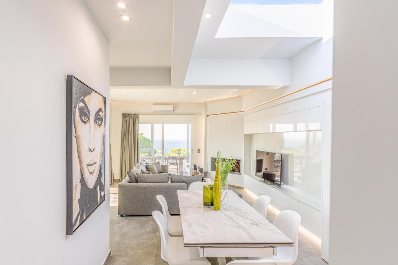 Queen'S Gem Luxury Villa - Heated Jacuzzi & Pool Hersonissos  Ngoại thất bức ảnh